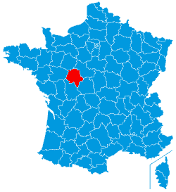 Indre-et-Loire-Position in France