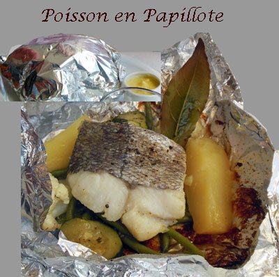 photo of fish cooked in foil